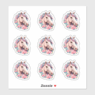 Horse Stickers, Boho Horse, Laptop Sticker, Pony S
