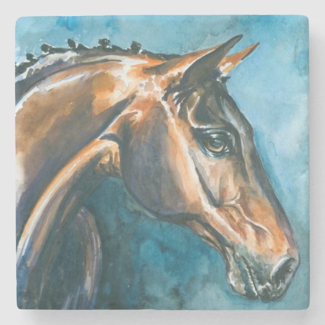 Horse Stone Coaster (Front)