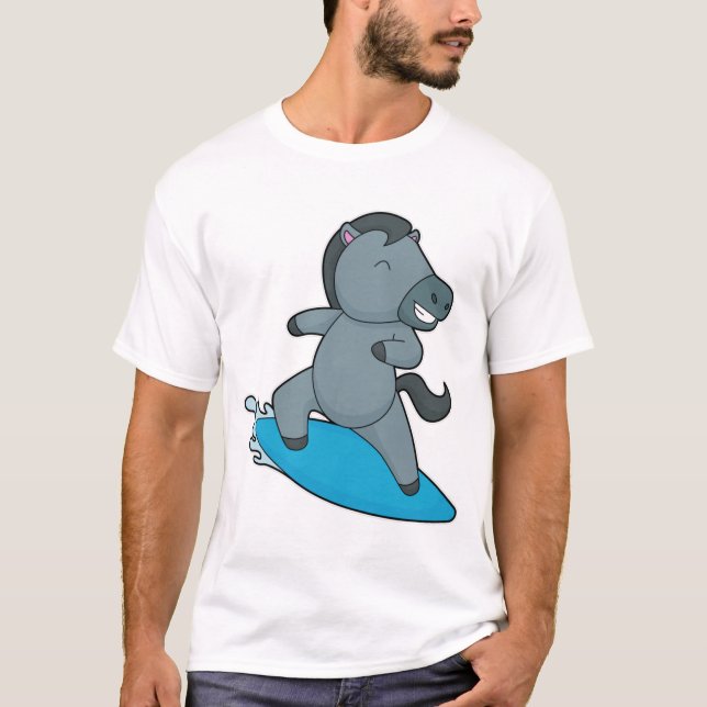 Horse Surfer Water sports T-Shirt (Front)