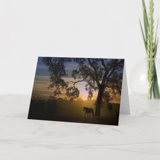 Horse Sympathy Card (Front)