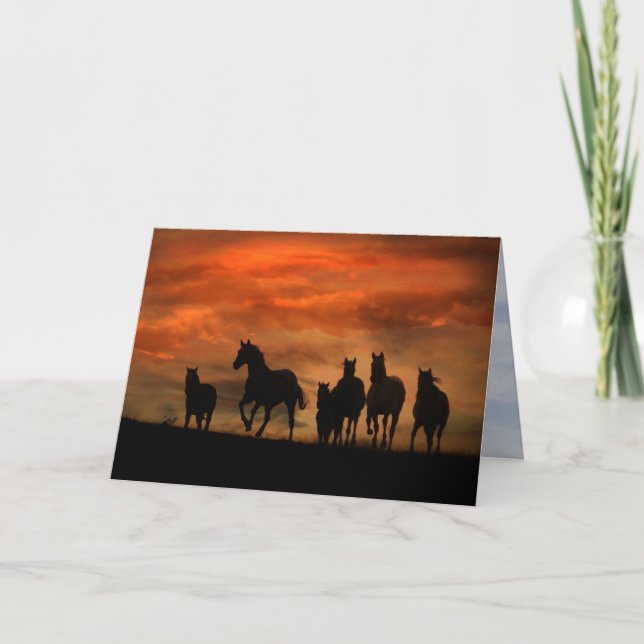 Horse Sympathy Card (Front)