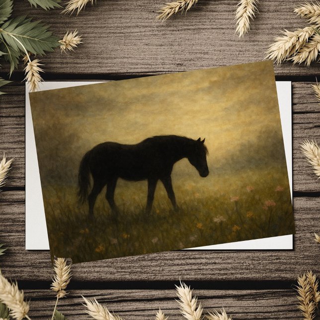 Horse Sympathy Card (May the memories you shared bring you comfort and peace.
)