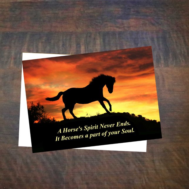 Horse Sympathy Loss of Horse  Card (Creator Uploaded)
