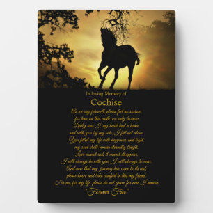 Horse Sympathy Memorial Custom Name Plaque