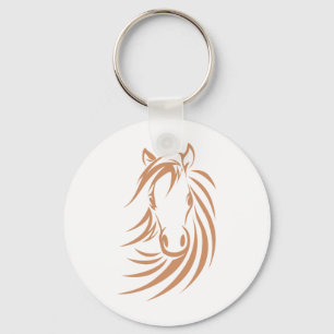 Horse T-shirts, Shirts and Custom Horse Clothing Key Ring