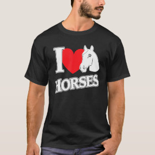 Horse Tee For Women Men Mom Dad Sister Brother