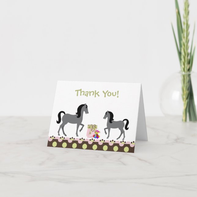 Horse Thank You Cards (Front)