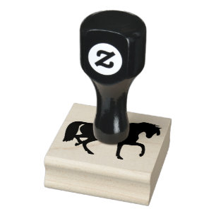 Horse Theme Animal Design Rubber Stamp