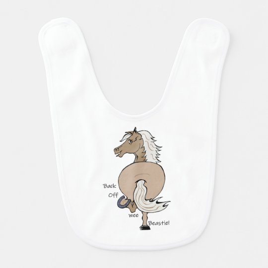 Horse themed Bib for Baby Zazzle.co.uk