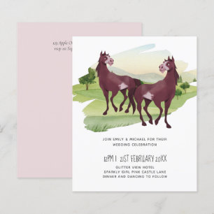 Horse Themed Country Western Rustic Wedding