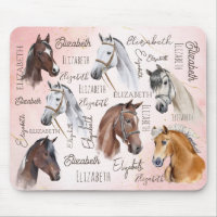 Horse themed gifts personalised name monogrammed