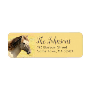 Horse Themed Return Address Lables