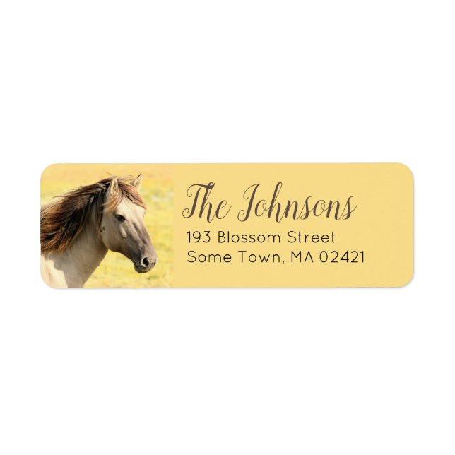 Horse Themed Return Address Lables (Front)