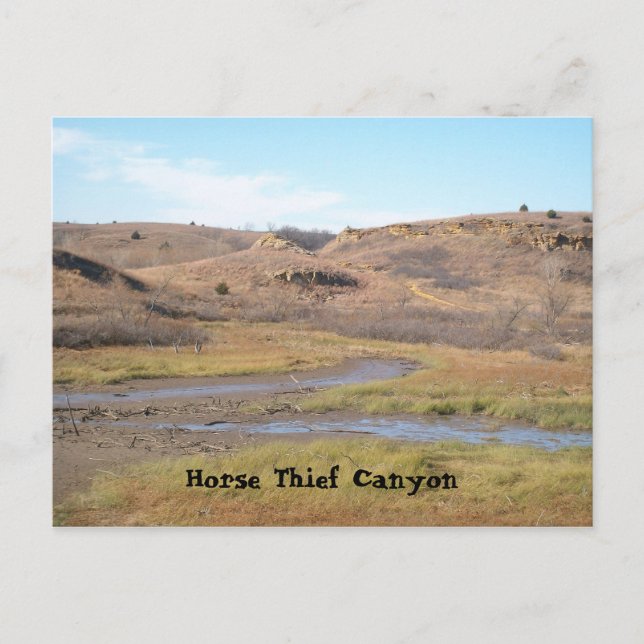 Horse Thief Canyon Postcard (Front)
