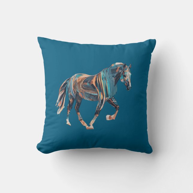 Horse Throw Pillow (Front)