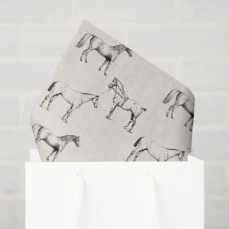 Horse Tissue Paper for Gift Bags and Crafting