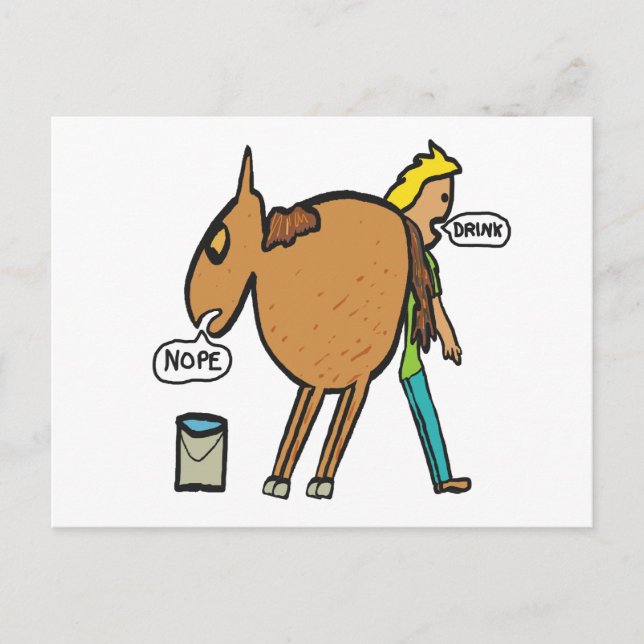 Horse to Water Postcard (Front)