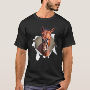 Horse Torn Cloth Horse For Girls Boys Women Me T-Shirt