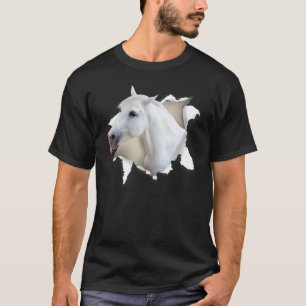 Horse Torn Cloth Horse For Girls Boys Women Men T-Shirt