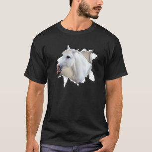 Horse Torn Cloth Horse For Girls Boys Women Men T-Shirt