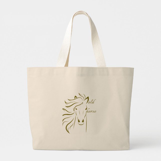  Horse Tote Bag (Back)