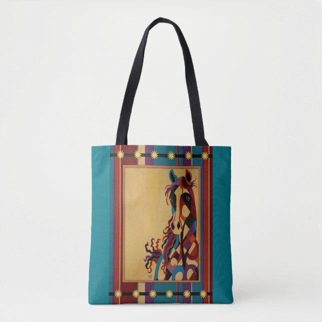 Horse Tote Bag Contemporary (Front)