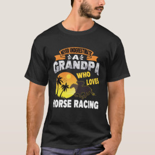 Horse Track Day with Dad no Shopping with Mom T-Shirt