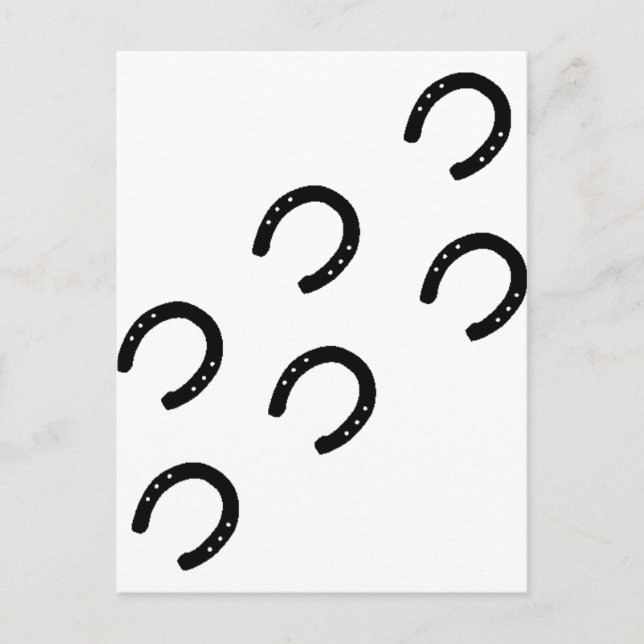 Horse - Tracks Postcard (Front)