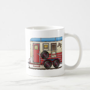 Horse Trailer Camper Coffee Mug