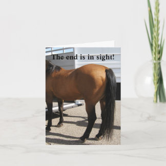 Horse Trailer - Western Change of Address Announcement