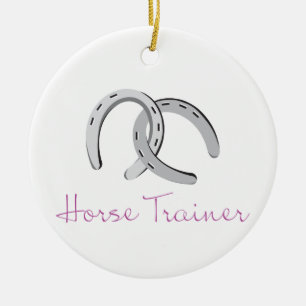 Horse Trainer Ceramic Tree Decoration