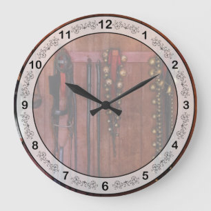 Horse Trainer - Jingle Bells Large Clock