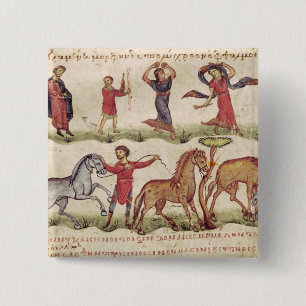 Horse Trainers 15 Cm Square Badge