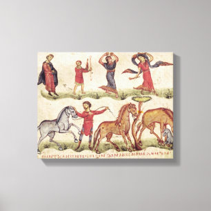 Horse Trainers Canvas Print