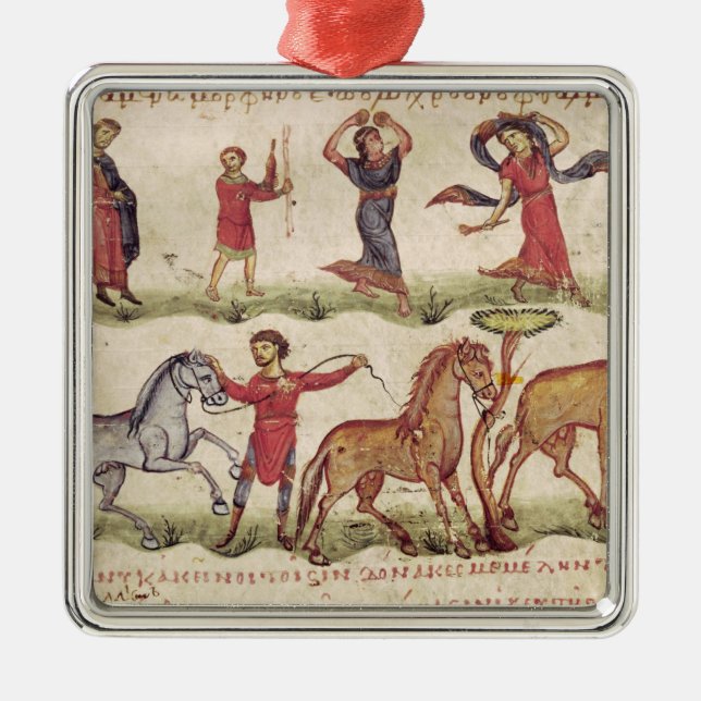 Horse Trainers Metal Tree Decoration (Front)