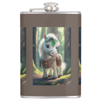 horse travel mug hip flask