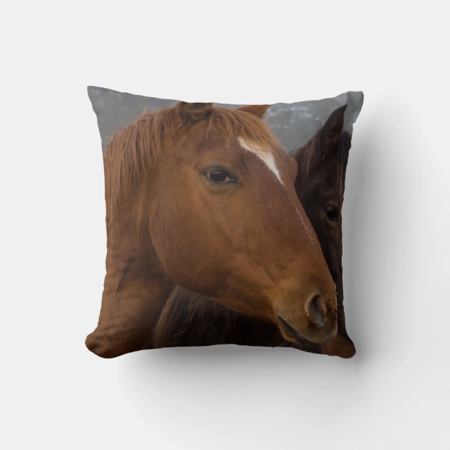 Horse Triplets Cushion (Front)