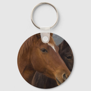 Horse Triplets Key Ring