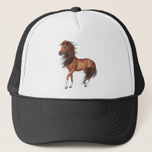 horse trucker hat (Front)