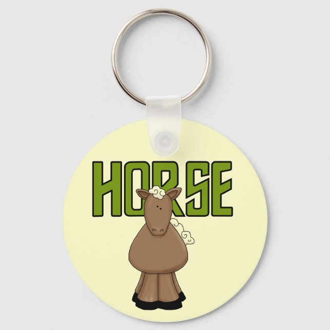 Horse Tshirts and Gifts Key Ring (Front)