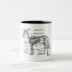 Horse Two-Tone Coffee Mug