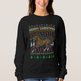 christmas horse jumper
