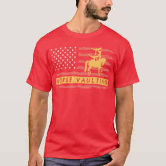 Horse Vaulting America Riding Rider friends T-Shirt