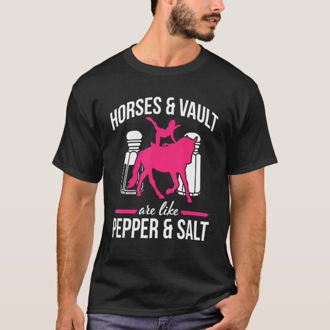 Horse Vaulting For Horse Vaulter Vaulting Girls An T-Shirt (Front)