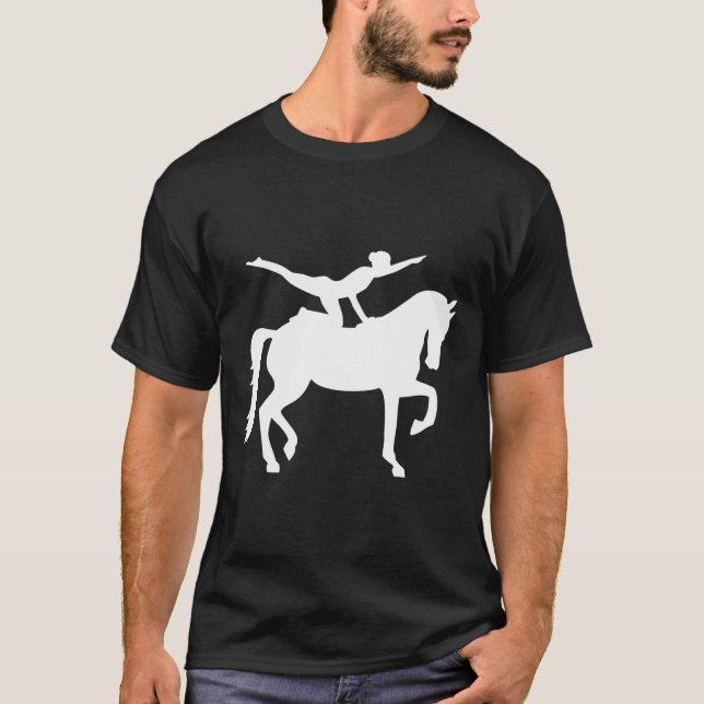 Horse Vaulting Girl T-Shirt (Front)