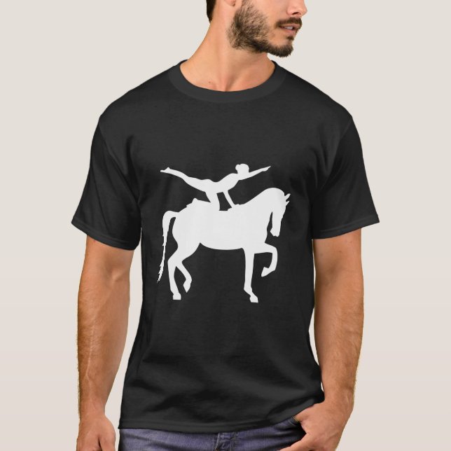 Horse Vaulting Girl T-Shirt (Front)