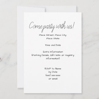 Horse Vaulting Party Invitation