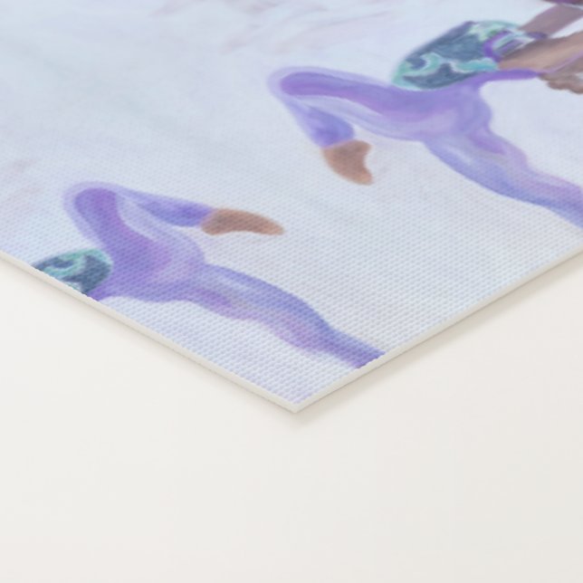 Horse Vaulting  Yoga Mat (Detail)