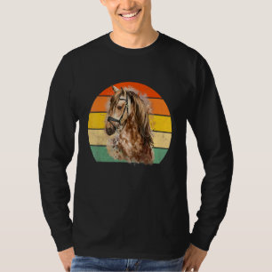 Horse Vintage Love Horses For Dad Mum Animal Horse T-Shirt