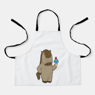 Horse Waffle ice cream Apron